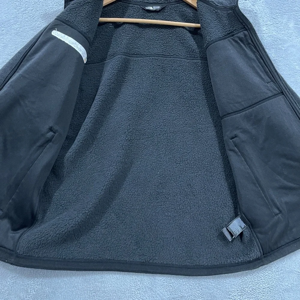The North Face Jacket‎ Men's Medium Full Zip Fleece Charcoal Outdoor